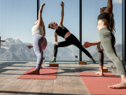Yoga in Sölden at 3,048 Meters